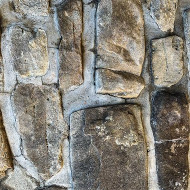 Eski taş duvar arka planı. Taş zemin