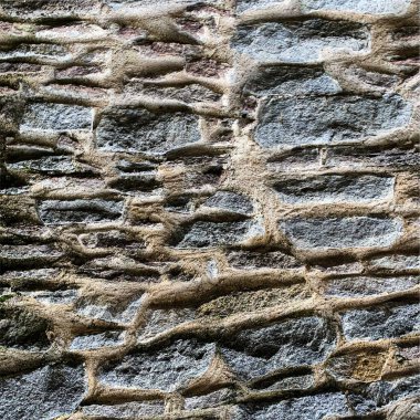 Eski taş duvar arka planı. Taş zemin