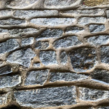 Eski taş duvar arka planı. Taş zemin