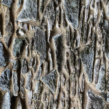 Eski taş duvar arka planı. Taş zemin