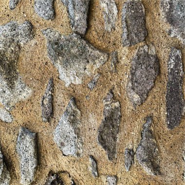 Eski taş duvar arka planı. Taş zemin