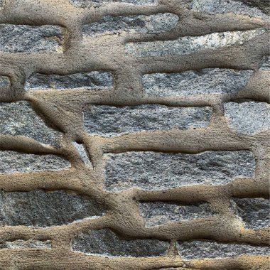 Eski taş duvar arka planı. Taş zemin