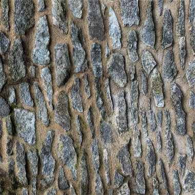 Eski taş duvar arka planı. Taş zemin