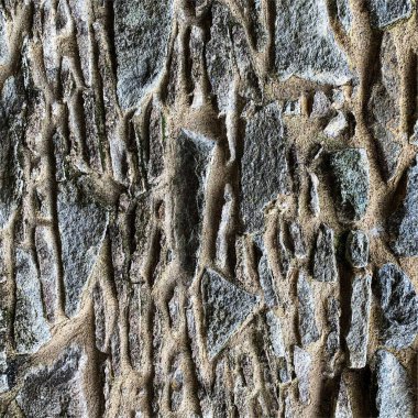 Eski taş duvar arka planı. Taş zemin