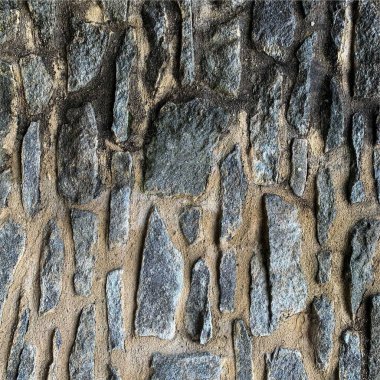 Eski taş duvar arka planı. Taş zemin