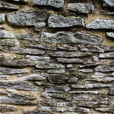 Eski taş duvar arka planı. Taş zemin