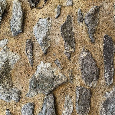 Eski taş duvar arka planı. Taş zemin