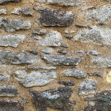 Eski taş duvar arka planı. Taş zemin