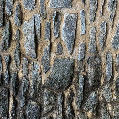 Eski taş duvar arka planı. Taş zemin