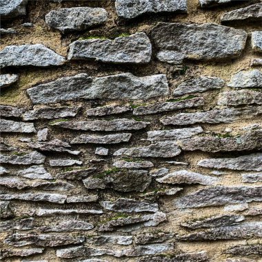Eski taş duvar arka planı. Taş zemin