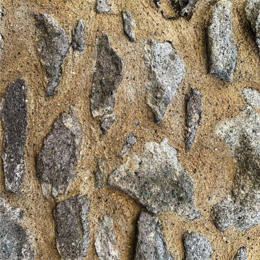 Eski taş duvar arka planı. Taş zemin