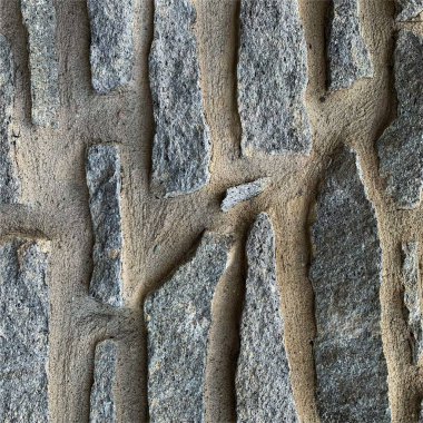 Eski taş duvar arka planı. Taş zemin