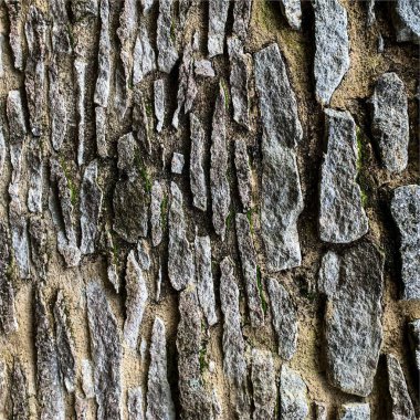 Eski taş duvar arka planı. Taş zemin