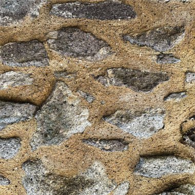 Eski taş duvar arka planı. Taş zemin