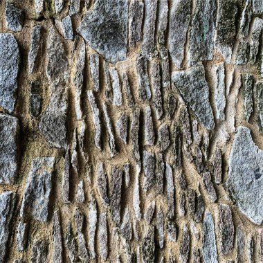 Eski taş duvar arka planı. Taş zemin