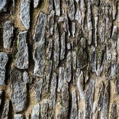 Eski taş duvar arka planı. Taş zemin