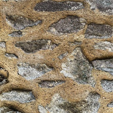 Eski taş duvar arka planı. Taş zemin