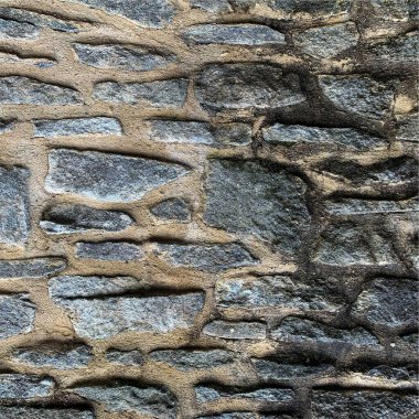 Eski taş duvar arka planı. Taş zemin