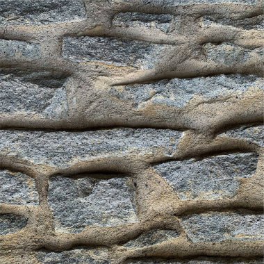 Eski taş duvar arka planı. Taş zemin