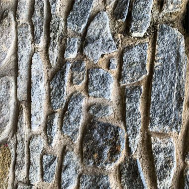 Eski taş duvar arka planı. Taş zemin