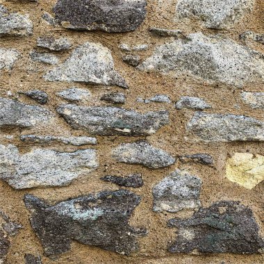 Eski taş duvar arka planı. Taş zemin