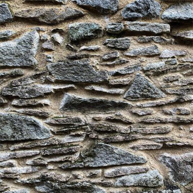 Eski taş duvar arka planı. Taş zemin