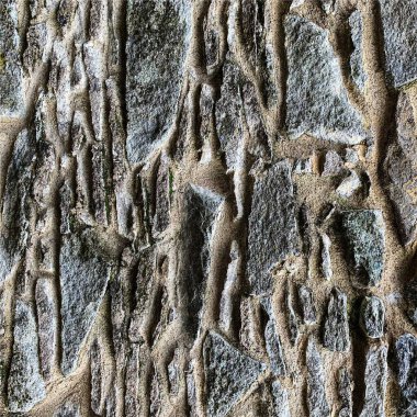 Eski taş duvar arka planı. Taş zemin