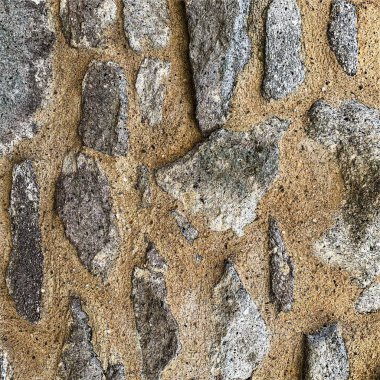 Eski taş duvar arka planı. Taş zemin