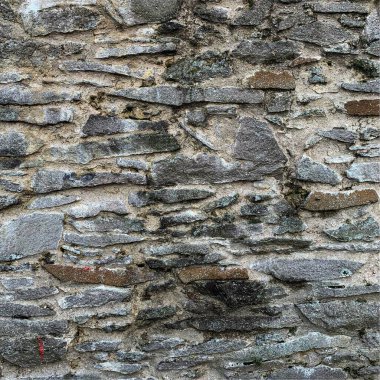 Eski taş duvar arka planı. Taş zemin