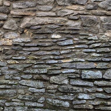 Eski taş duvar arka planı. Taş zemin