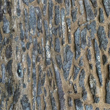 Eski taş duvar arka planı. Taş zemin