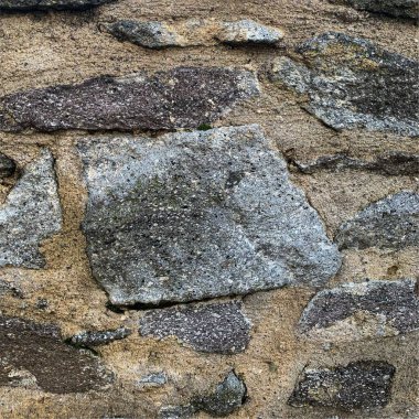 Eski taş duvar arka planı. Taş zemin