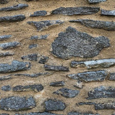 Eski taş duvar arka planı. Taş zemin