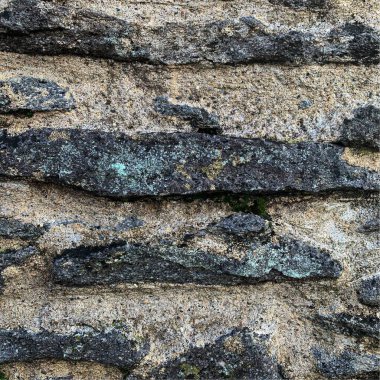 Eski taş duvar arka planı. Taş zemin