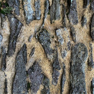 Eski taş duvar arka planı. Taş zemin