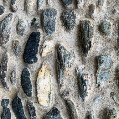 Eski taş duvar arka planı. Taş zemin