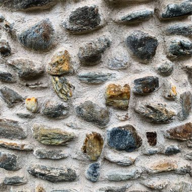 Eski taş duvar arka planı. Taş zemin