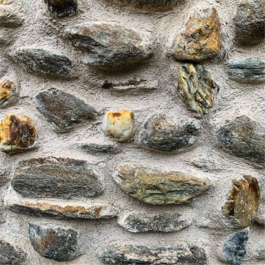 Eski taş duvar arka planı. Taş zemin