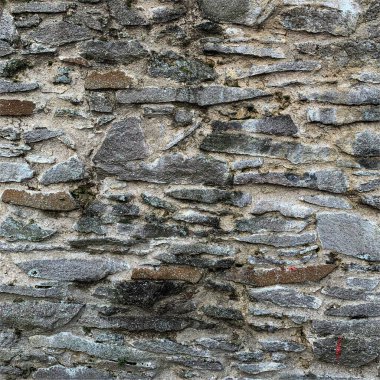 Eski taş duvar arka planı. Taş zemin