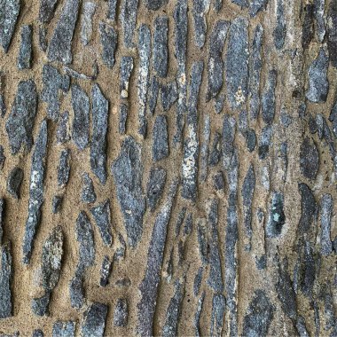 Eski taş duvar arka planı. Taş zemin