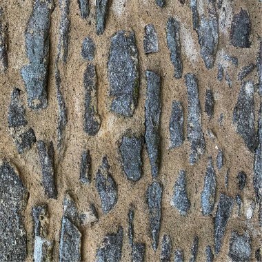 Eski taş duvar arka planı. Taş zemin