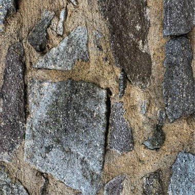 Eski taş duvar arka planı. Taş zemin