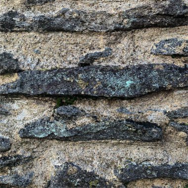 Eski taş duvar arka planı. Taş zemin