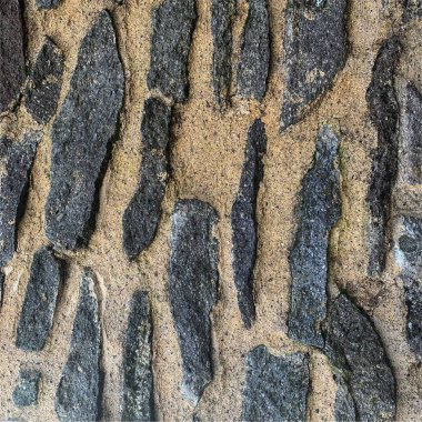 Eski taş duvar arka planı. Taş zemin