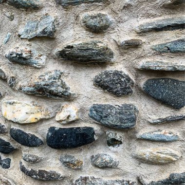 Eski taş duvar arka planı. Taş zemin