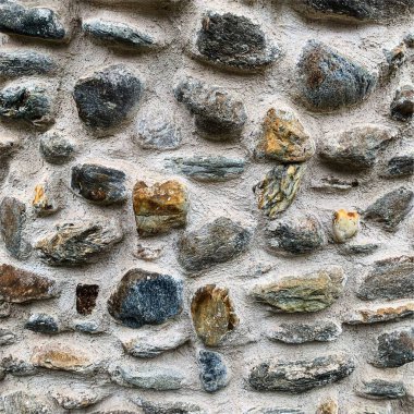 Eski taş duvar arka planı. Taş zemin