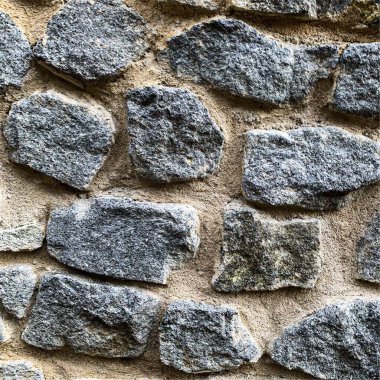 Eski taş duvar arka planı. Taş zemin