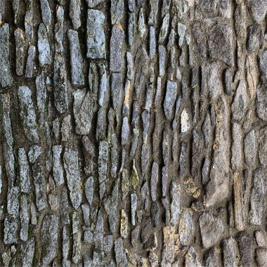 Eski taş duvar arka planı. Taş zemin