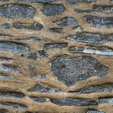 Eski taş duvar arka planı. Taş zemin