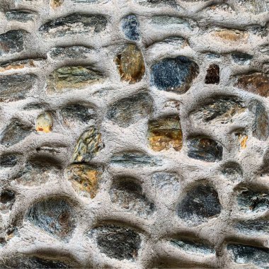 Eski taş duvar arka planı. Taş zemin